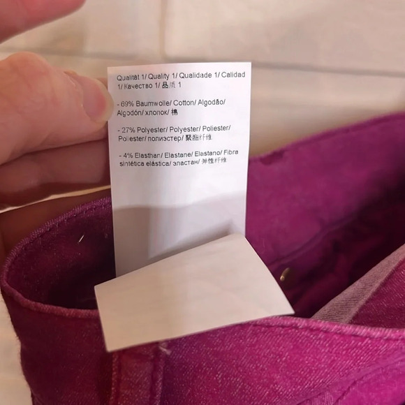 Escada Tourmaline Pink Mid Rise Skinny Jeans, Women’s Size 6 - Picture 8 of 11